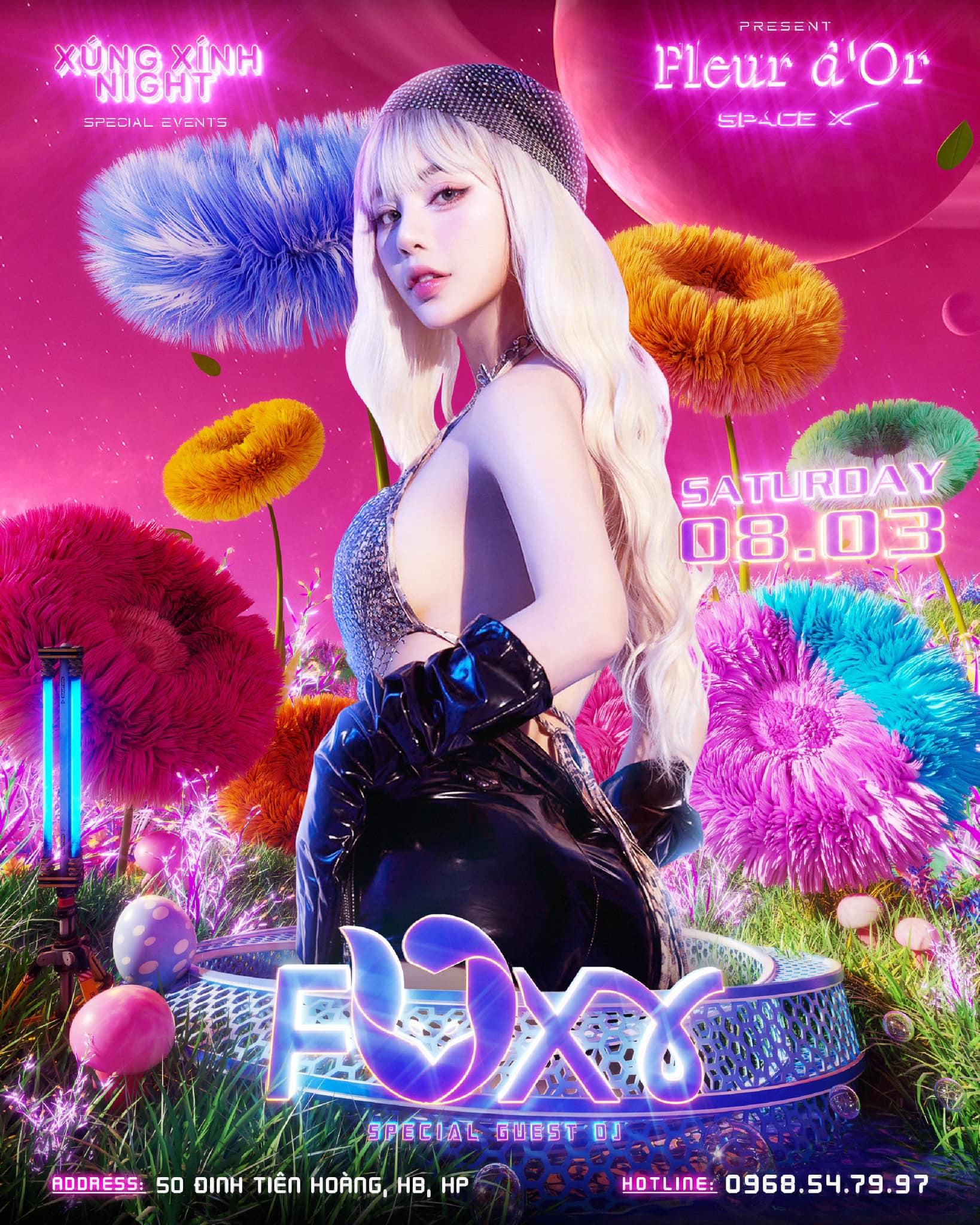 Poster show DJ Foxy